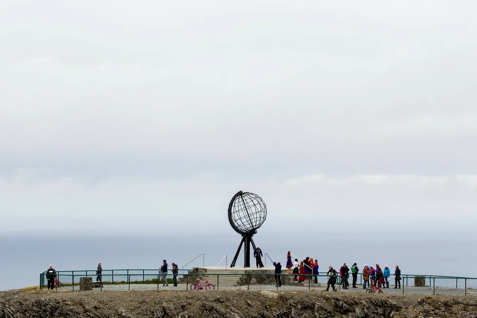 Nordkapp-platået er Norges tredje mest populære turistattraksjon med 300.000 besøkende årlig.