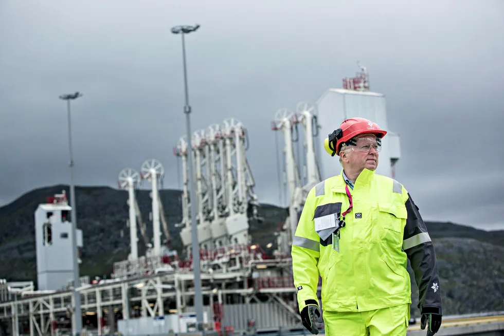 Eldar Sætre og Statoil er best på klima i oljebransjen. Det mener verdens største investorer. Foto: Aleksander Nordahl