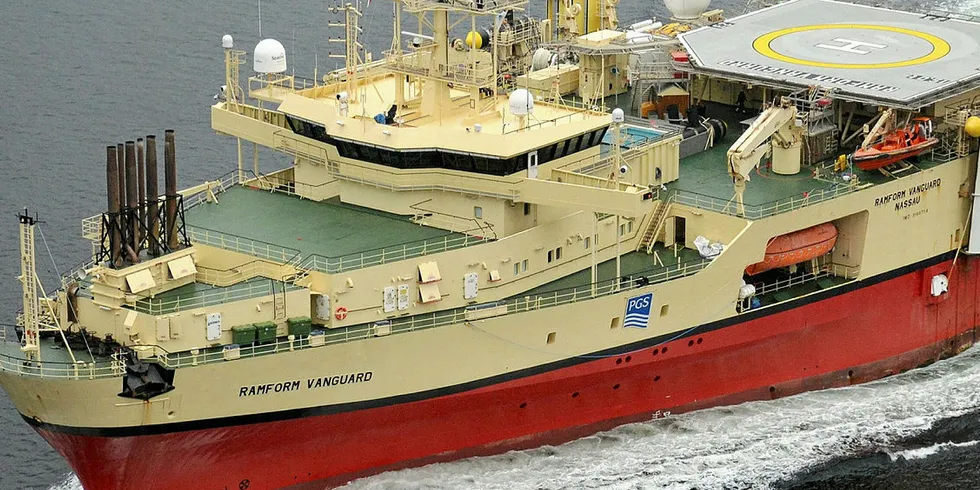 ENDRER: PGS' «Ramform Vanguard» vil unngå mer konflikt med de pelagiske fiskerne og endrer på seilingen.