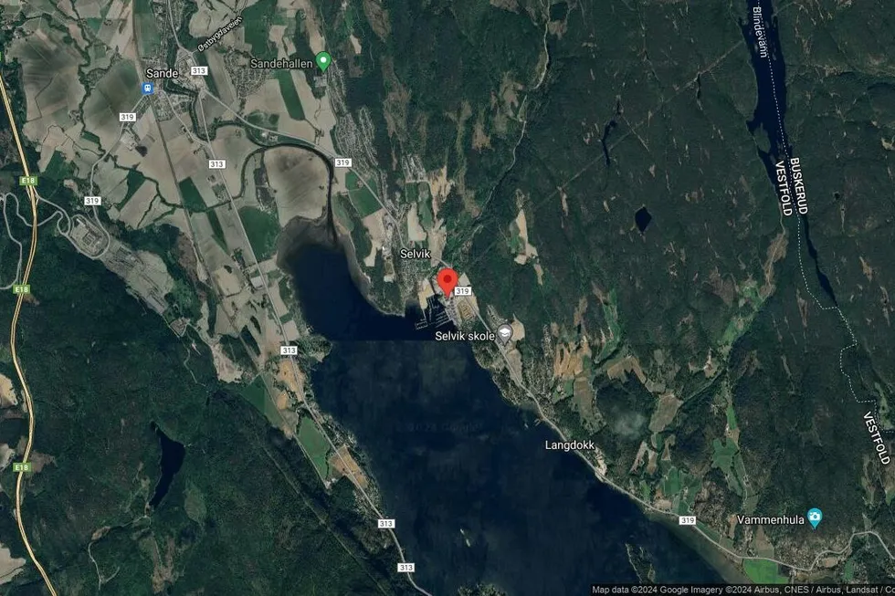 Området rundt Laboratorieveien 2C, Holmestrand, Vestfold