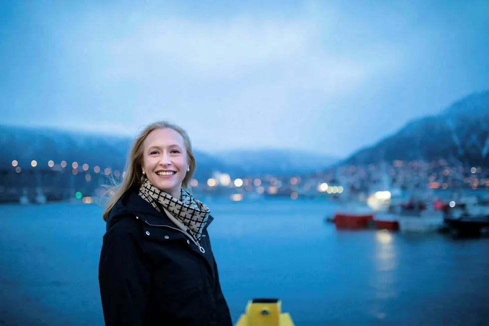 Renate Larsen, administrerende direktør i Norges sjømatråd. Foto: Marius Fiskum