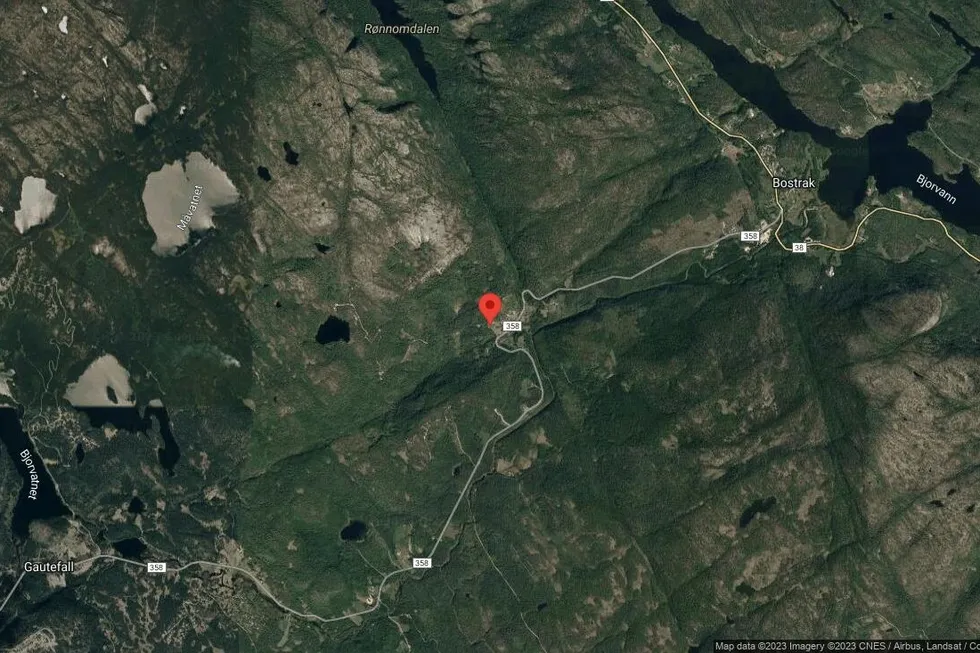 Området rundt Åseveien 50, Drangedal, Telemark og Vestfold