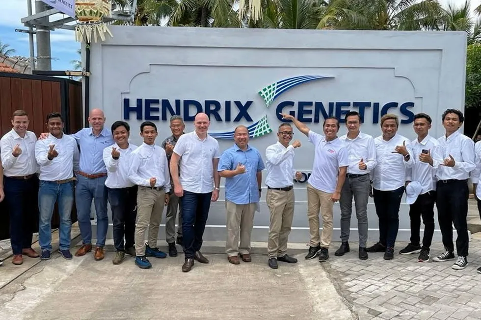 The Hendix Genetics team in Bali, Indonesia.