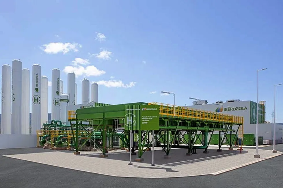 . Iberdrola green hydrogen and methanol plant in Bell Bay, Tasmania.
