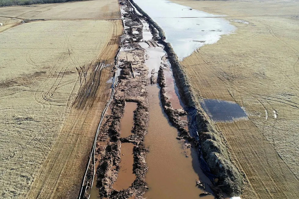 Pipeline: landowners say Midship contruction has caused severe damage to properties