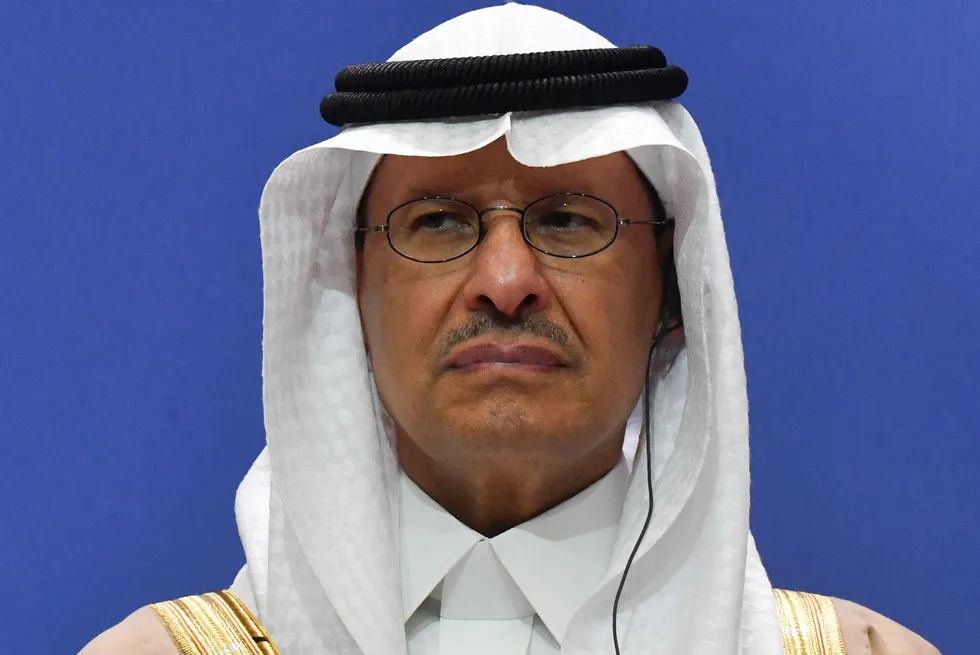 Saudi Arabia's Energy Minister Prince Abdulaziz bin Salman.
