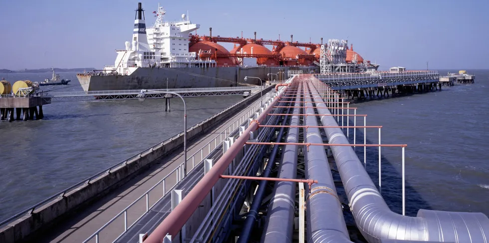 One of South Korea's LNG import terminals. The nation aims to import millions of tonnes of hydrogen and ammonia in the coming decades to reach net-zero emissions by 2050.