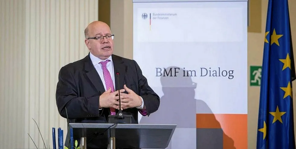 German economics and energy minister Peter Altmaier