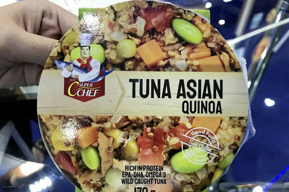 The company, traditionally a canned fish producer with a broad range of export markets across Asia, North America and Europe, has been diversifying its products the last few years, including bowls containing tuna with pasta, rice or quinoa.