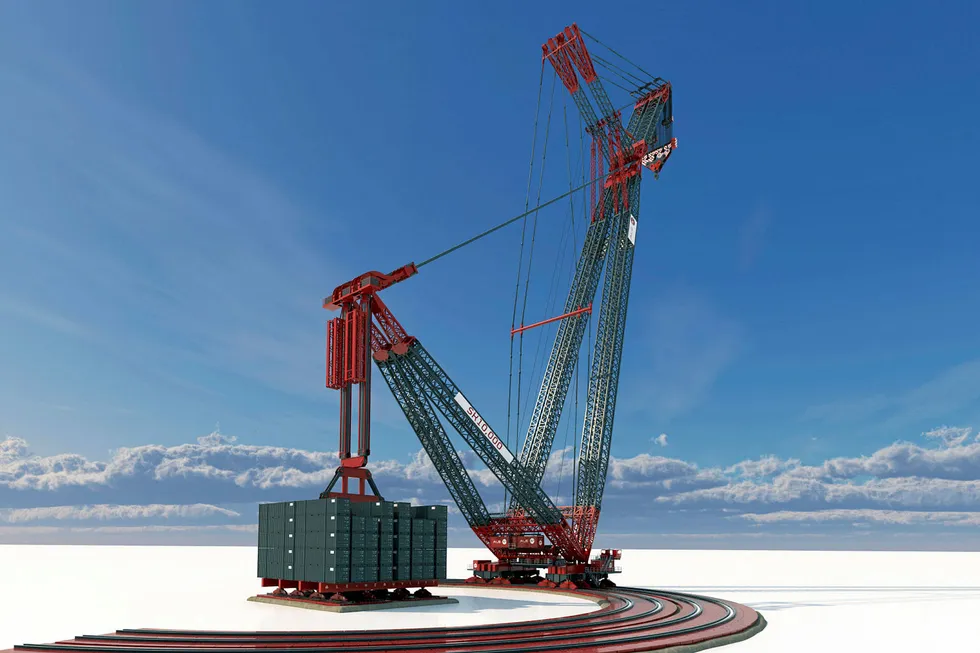 ALE to the chief: an artist's impression of ALE’s SK10000 ultra-heavy-lift crane