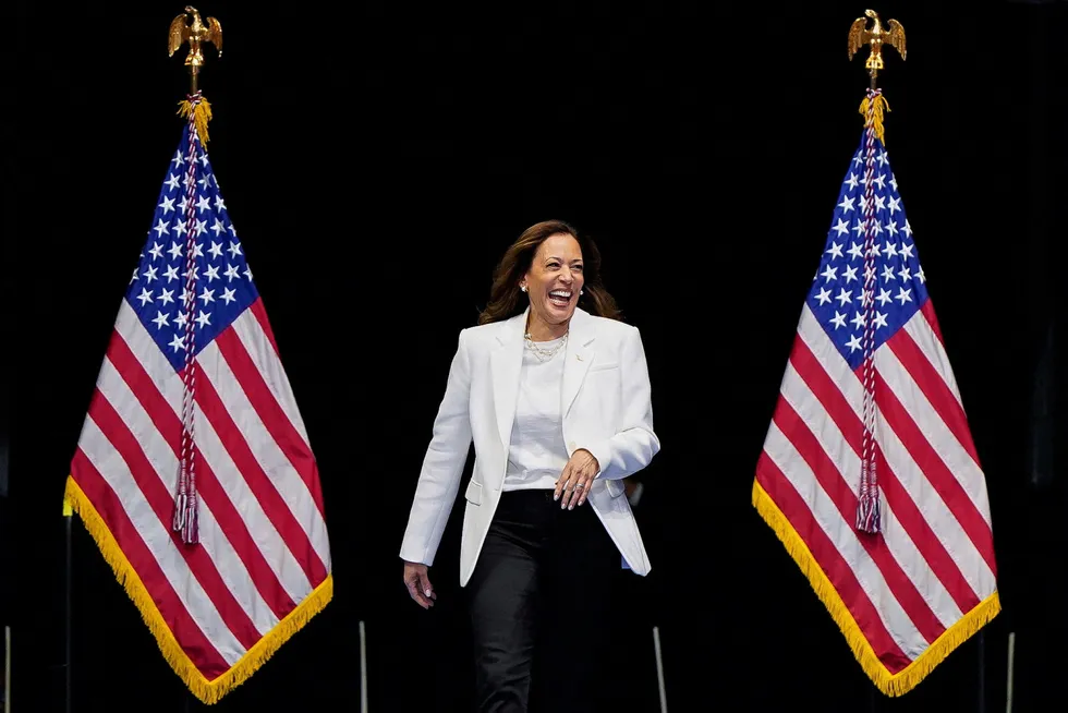 Kamala Harris i Georgia i august i år.