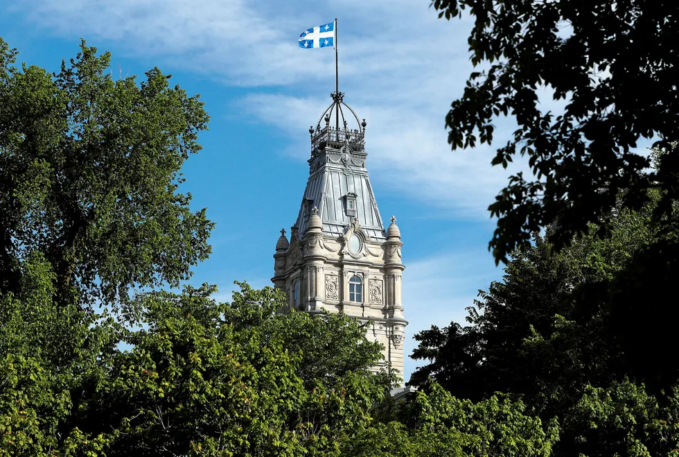 Flying the flag: Quebec's regional parliament building