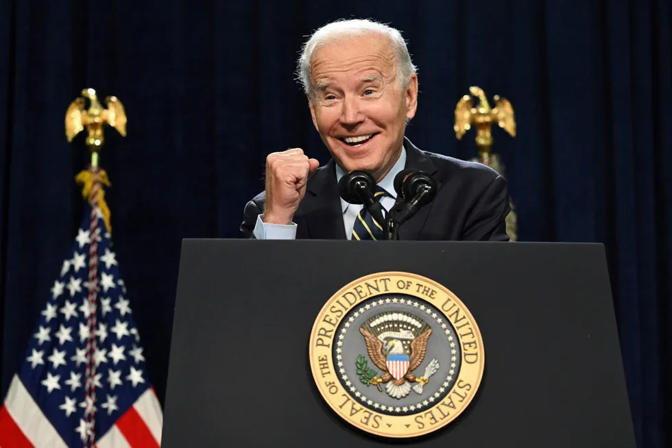 President Joe Biden stiller til gjenvalg.