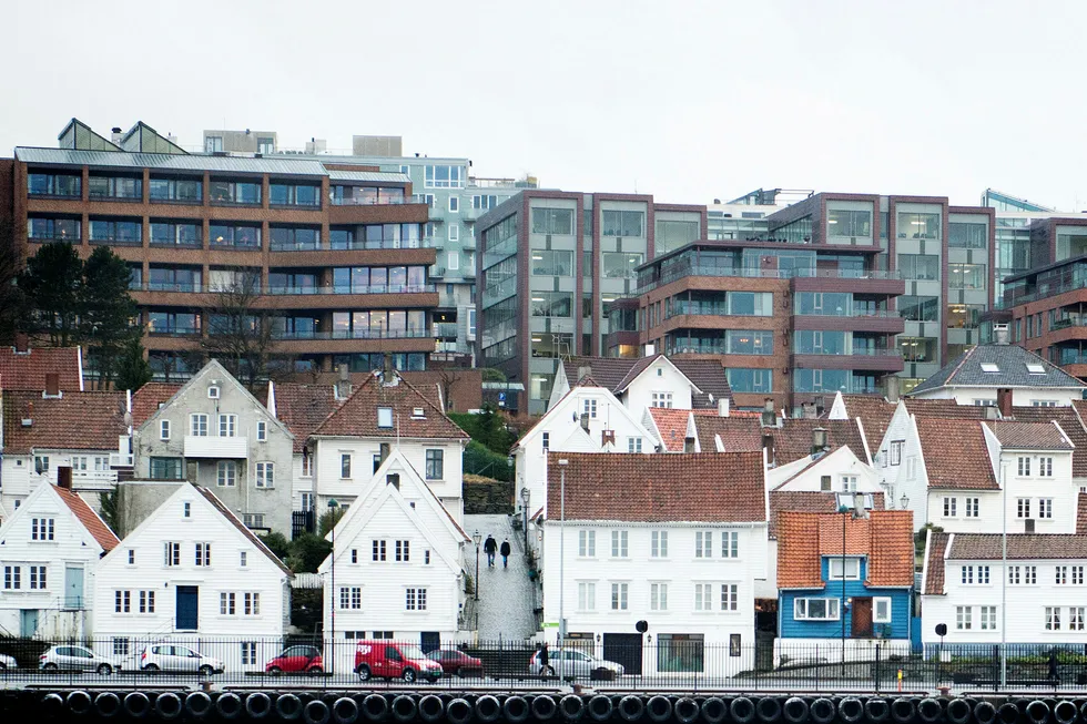 Stavanger var blant byene der boligprisene steg i fjerde kvartal 2018.