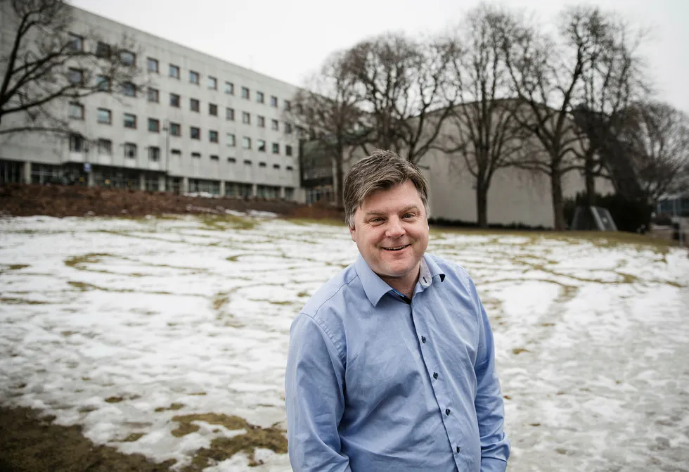 Klubbleder Richard Aune mener det ikke er grunnlag for oppsigelser i NRK. Foto: Per Thrana