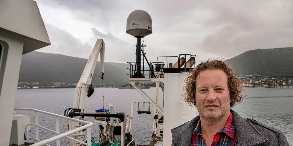 Toktleder: Geir Odd Johansen er toktleder ombord på «Johan Hjort».Foto: Gunnar Sætra/Havforskningsinstituttet