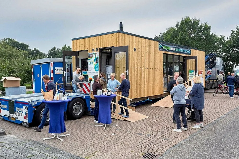 The Hydrogen Tiny House in Hoogeven.