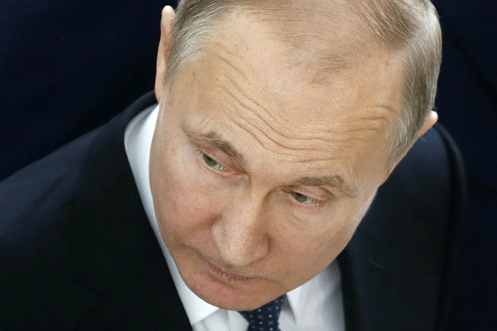 Russlands president Vladimir Putin refser bombingen av Syria. Foto: Maxim Shipenov/AFP/NTB Scanpix
