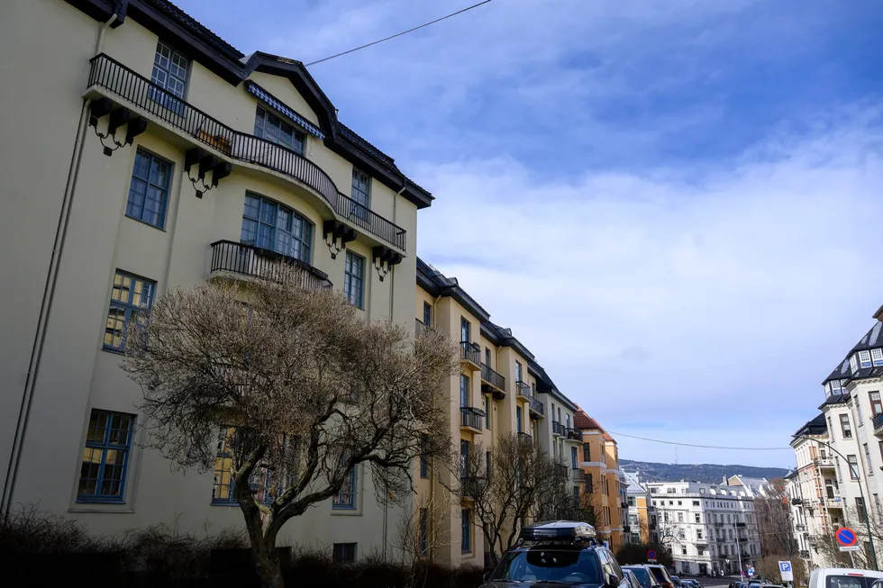 Hæhres nye leilighet er i Thomas Heftyes gate på Frogner i Oslo.