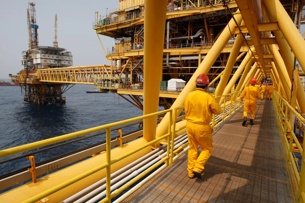 Falling short: Pemex no longer has giant offshore developments in the pipeline, such as Ku Maloob Zaapn, shown here in 2013