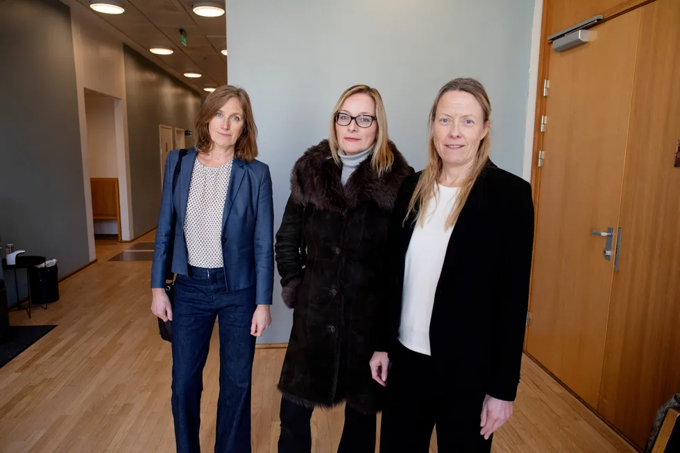 Søstrene Karina Nagell-Erichsen, Susanne Nagell-Erichsen og Margrete Nagell-Erichsen mottok Adevinta-aksjer i arveoppgjøret etter faren.