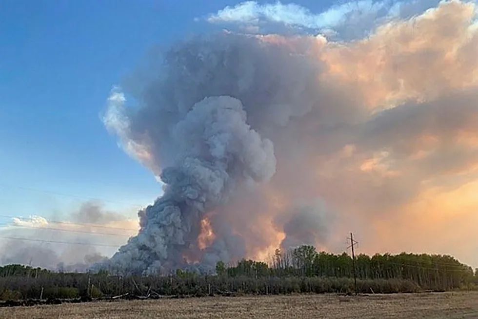 Out of control: wildfires burn in Alberta