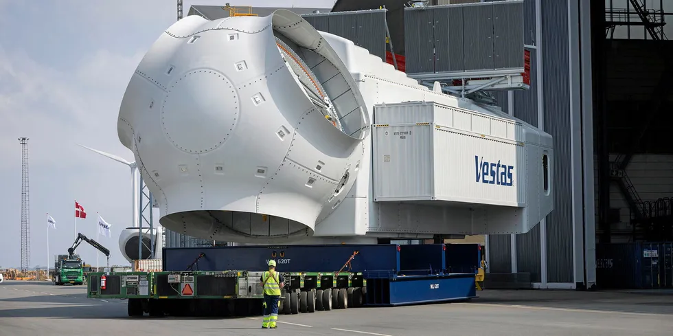 The Vestas 15MW prototype nacelle.