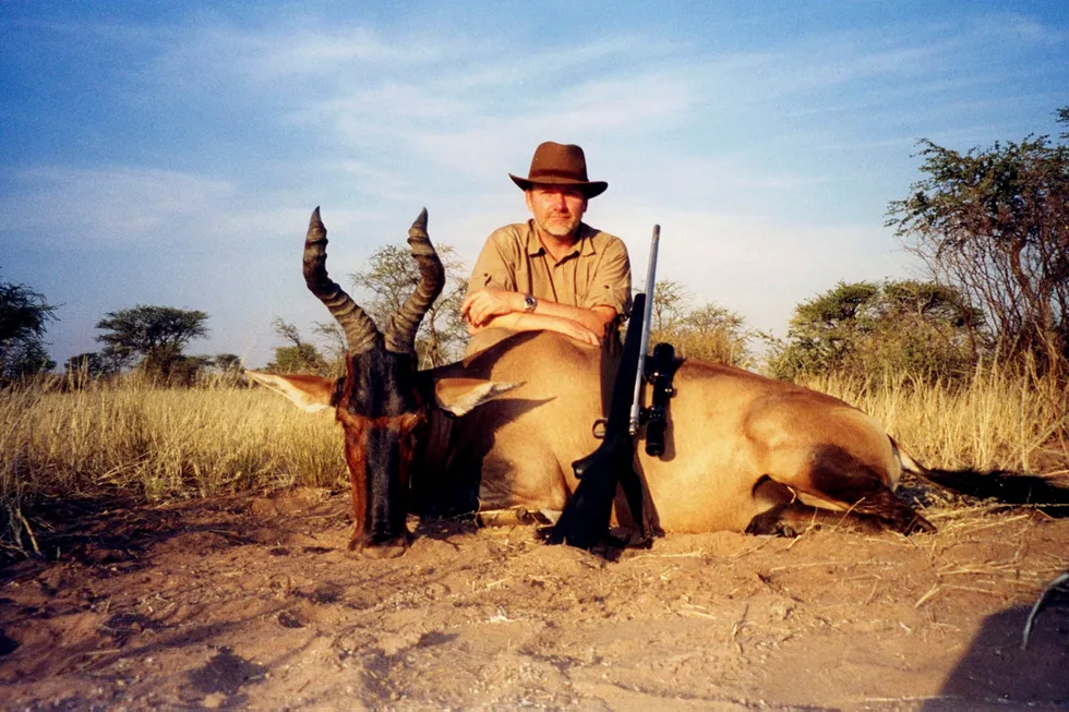 XXL-styreleder Øivind Tidemandsen på antilopejakt i Namibia.