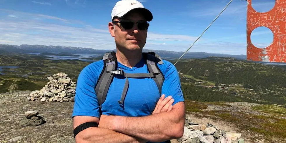 Fra sommeren 2018 da Jørgen Christiansen kunne gå tur i fjellet igjen.