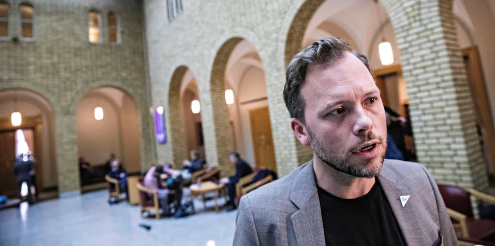 SV-leder Audun Lysbakken melder at partiet ikke blir en del av den nye regjeringen.