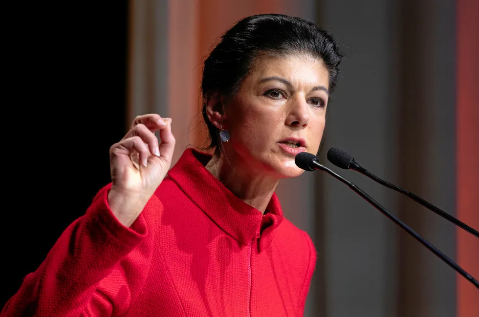 BSW party leader and name giver Sahra Wagenknecht.