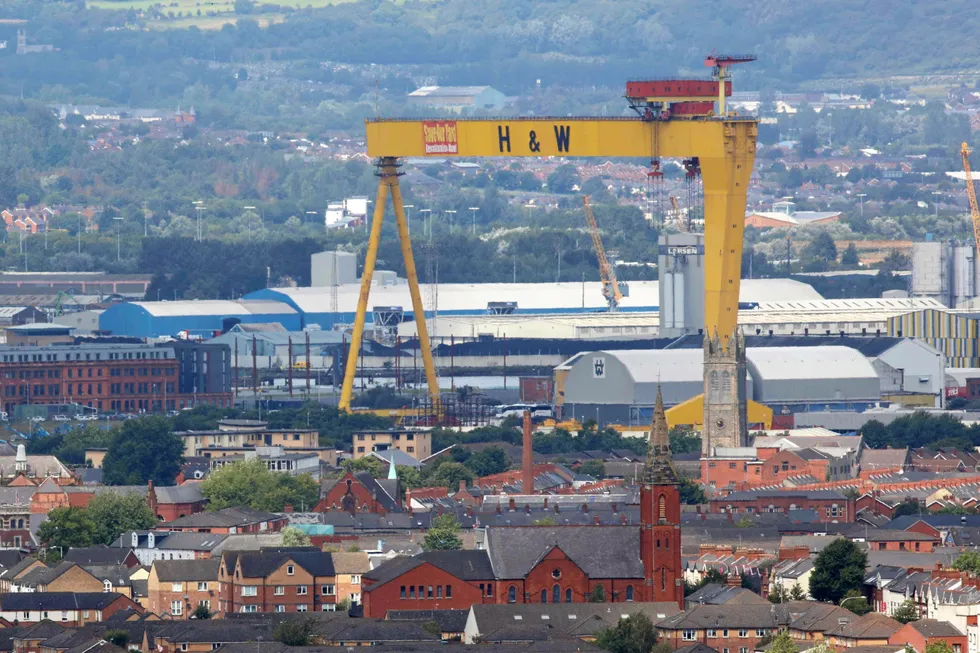 Letter of Intent: Harland & Wolff's Belfast yard is in line to build a wind farm development vessel for Triumph