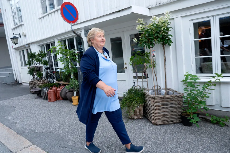 Da Erna Solberg ble intervjuet under Arendalsuken i august var hun tydelig på sine statsministerambisjoner i 2025.