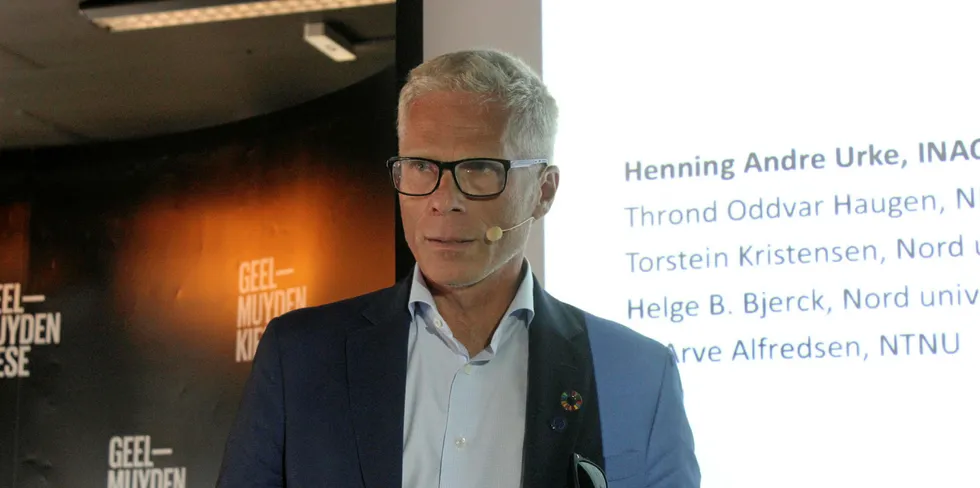 Geir Lasse Taranger i Havforskningsinstituttet presenterer i dag årets risikorapport.