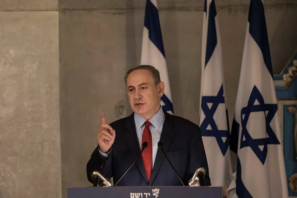 Israels statsminister Benjamin Netanyahu. Foto: AP / Tsafrir Abayov / NTB scanpix