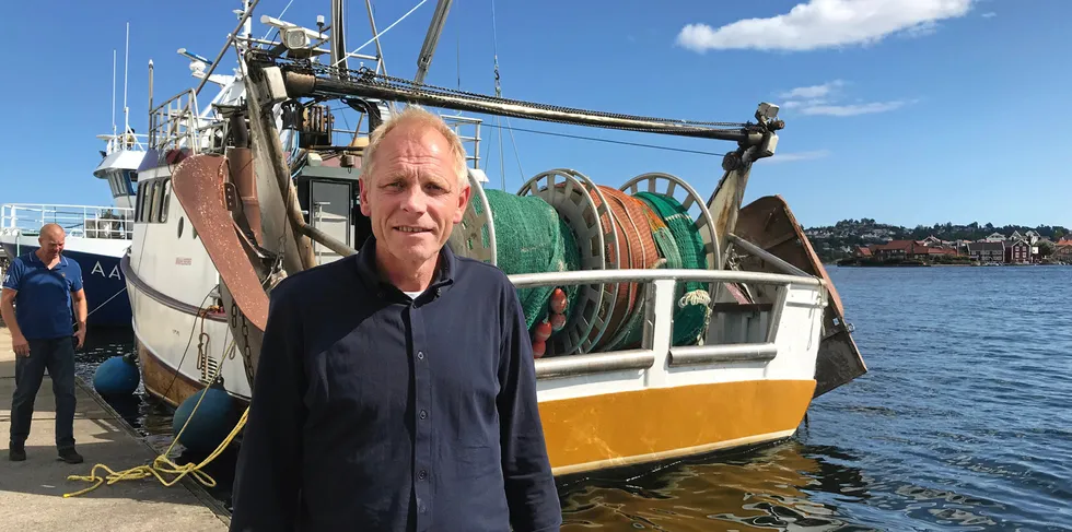 – For å få opp lønnsomheten i rekefisket trenges hjelp. Det må komme noe i statsbudsjettet, sier styreleder Lennart Danielsen i Fiskerlaget Sør.