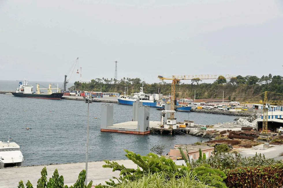 Acreage secured: the port in Malabo, the capital of Equatorial Guinea