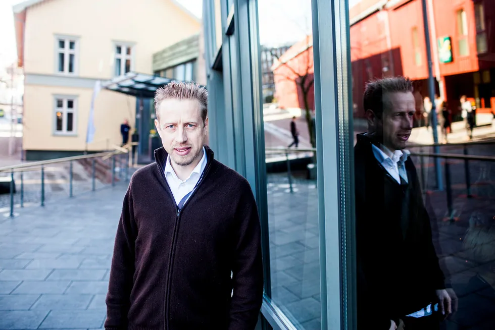 Kristoffer Egeberg er sjefredaktør og daglig leder for Faktisk. Foto: Adrian Nielsen