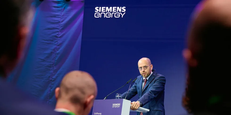 . Siemens Energy CEO Christian Bruch.