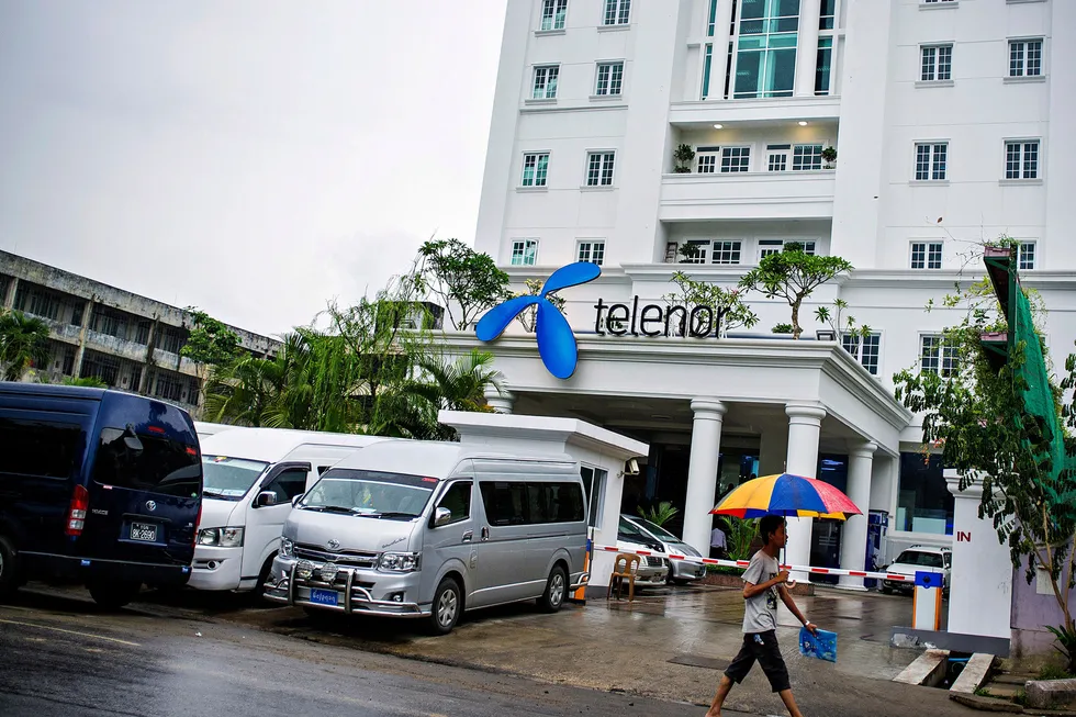 Telenor etablerte seg i Myanmar i 2014.