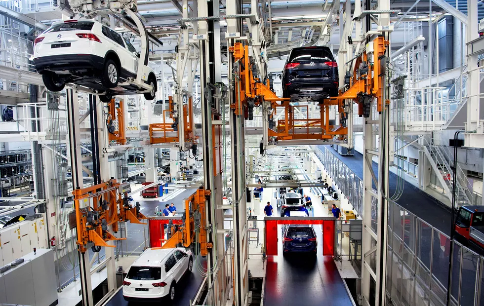 Volkswagens fabrikk i Wolfsburg.