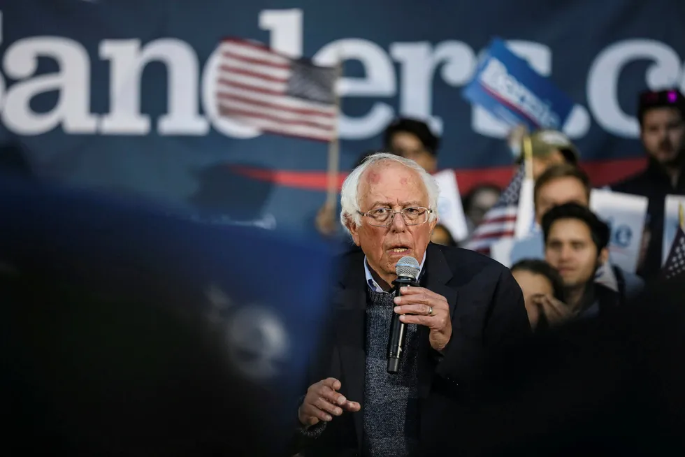 Demokraten Bernie Sanders er skrevet ut av sykehus, ifølge CNN. Han har hatt hjerteinfarkt. Foto: AP / NTB scanpix