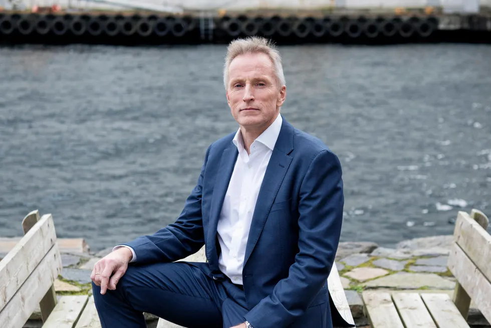 In the right address: Longboat chief executive, Helge Hammer.