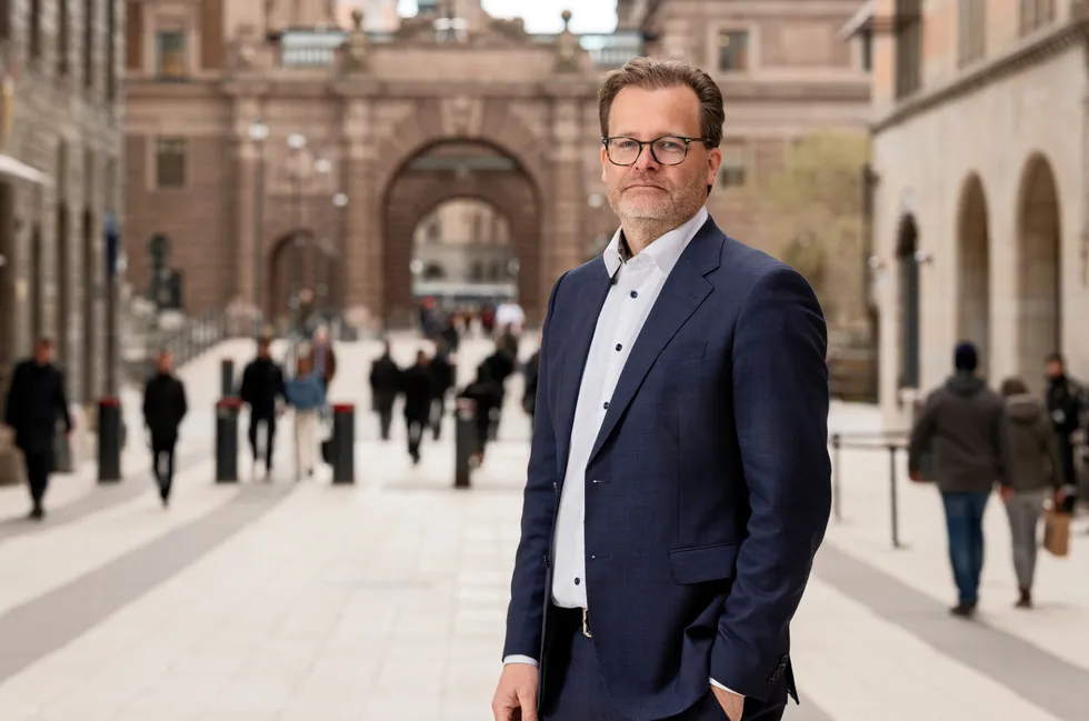 Svensk Vindenergi CEO Daniel Badman.