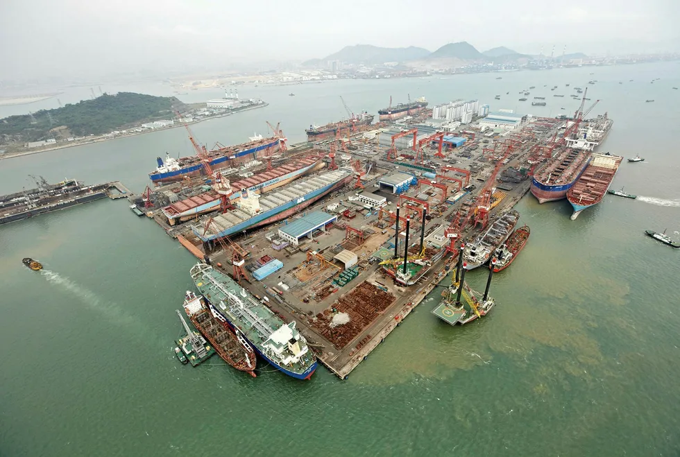 Worksite: CMHI's shipyard in Mazhou Island, Shenzhen