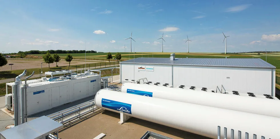 Like the proposed Australian plant, Energiepark Mainz converts surplus electricity from wind farms to hydrogen in Germany.