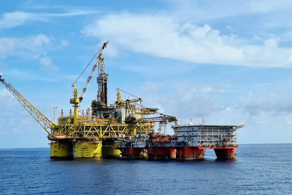 In operation: Shell’s Malikai project offshore Malaysia.