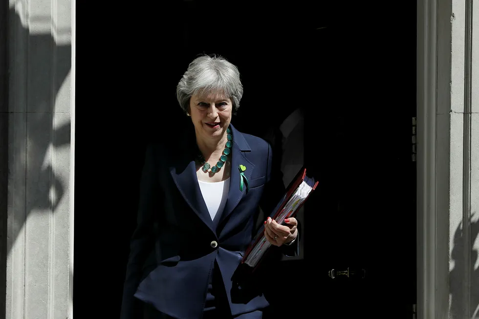 Storbritannias statsminister Theresa May har kommet seirende ut av tre viktige avstemninger i Underhuset som omfatter endringer av en britisk lov om brexitprosessen. Foto: AP / NTB scanpix