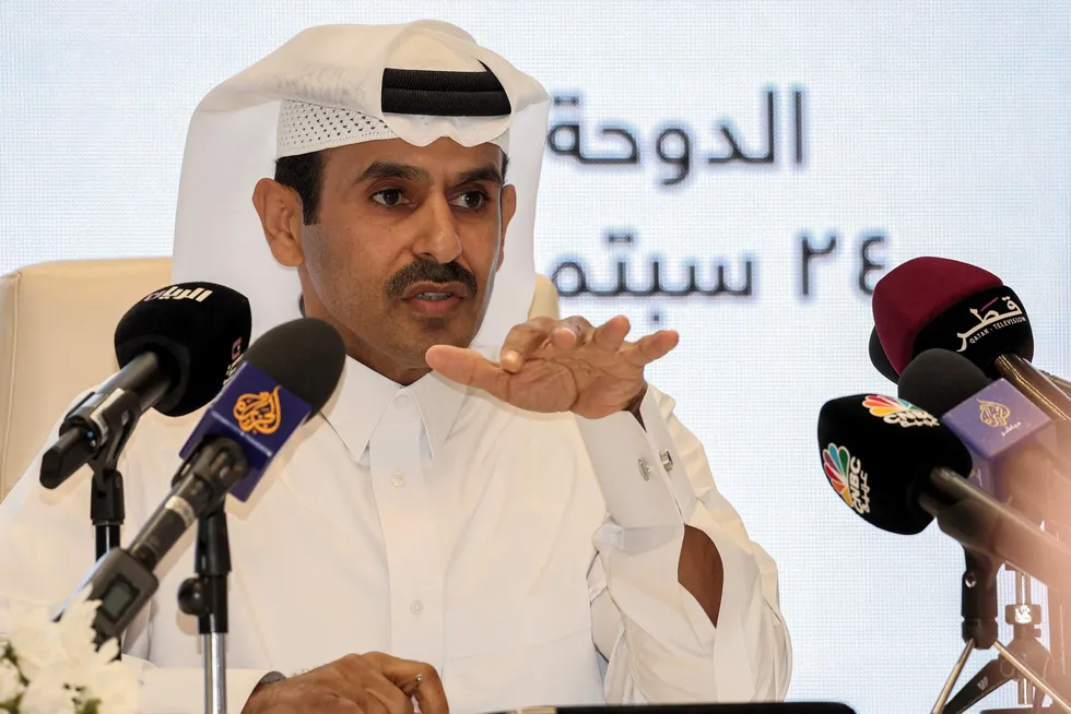 North Field expansion: QatarEnergy chief executive Saad Sherida al-Kaabi.