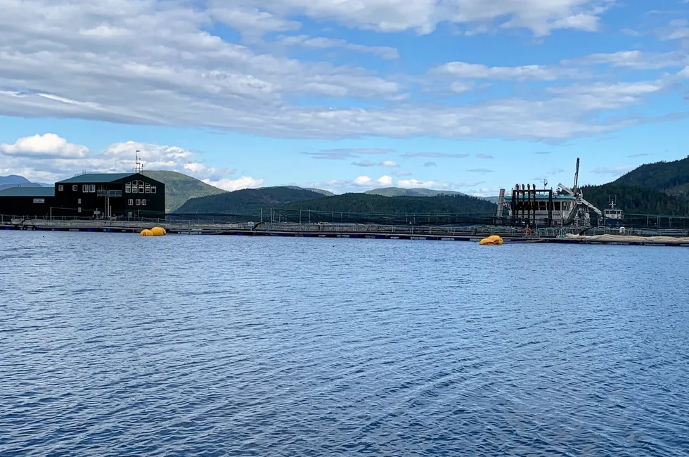 Cermaq Canada's Venture Point farm was impacted by the Canadian government's decision to cease netpen salmon farming in Discovery Islands.